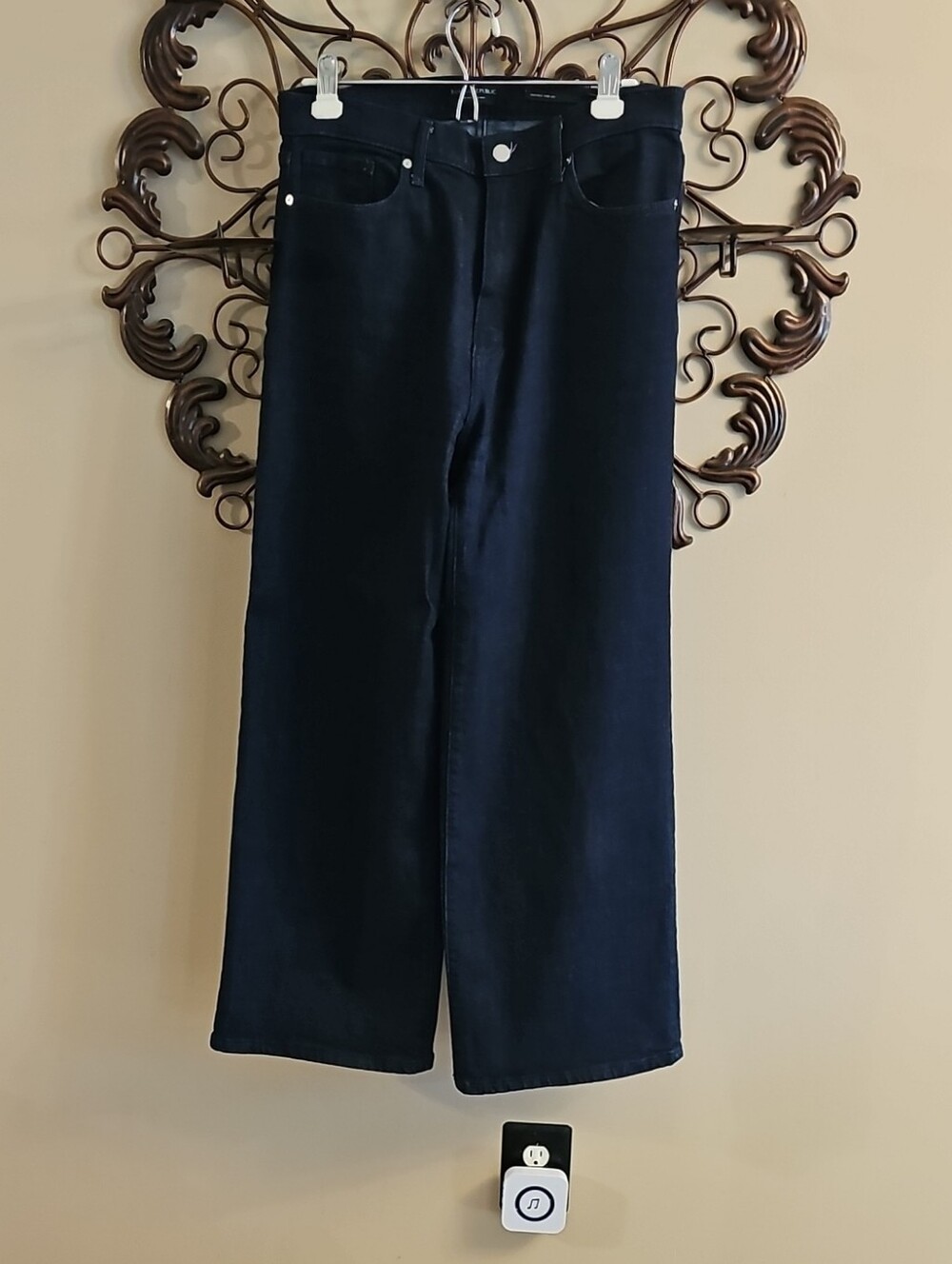 Men's Dark Blue Straight-Leg Jeans